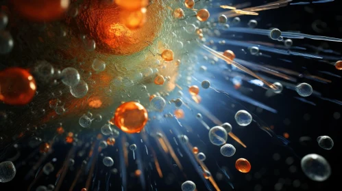 Orange Balls in Space: A Hyper-Realistic Fluid and Organic Rendering