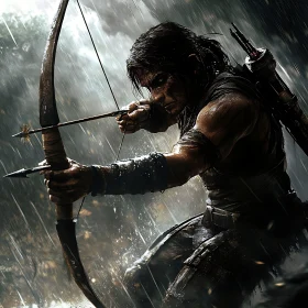 Rain Soaked Archer