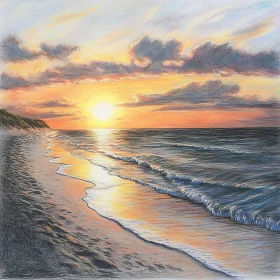 Coastal Sunset Serenity