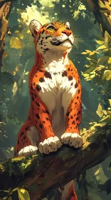 Wild Jaguar Amidst Nature