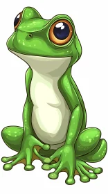 Playful Frog Drawing