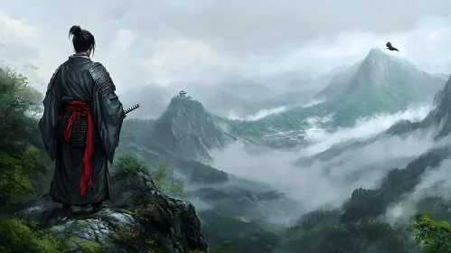 Warrior in Mountains