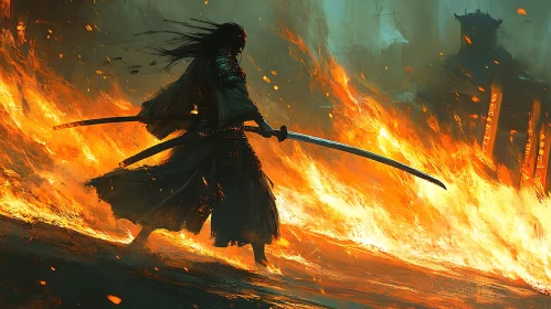 Burning Resolve: A Samurai's Stand