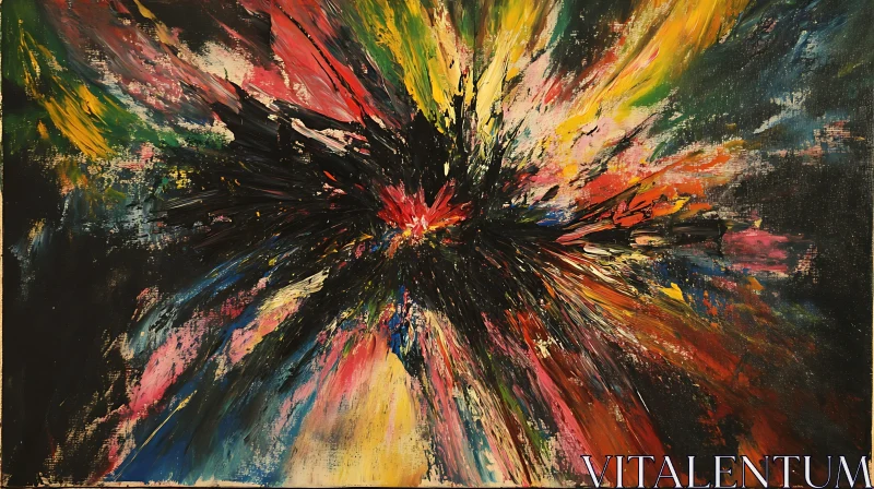 AI ART Explosion of Colors