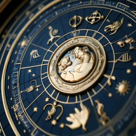 Celestial Zodiacal Clock Design