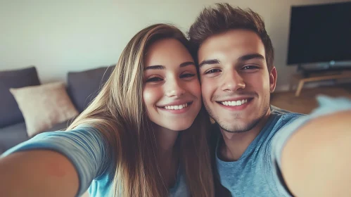 Smiling Couple Portrait