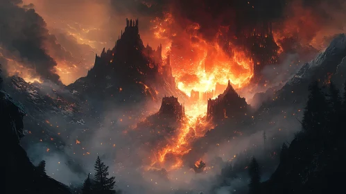 Infernal Volcano Eruption