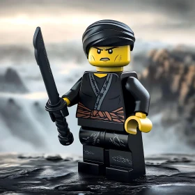Ninja Lego Figure with Sword