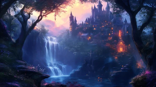 Fantasy Castle Landscape