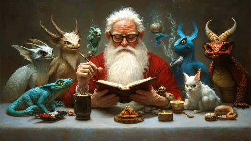 Santa and His Unusual Friends