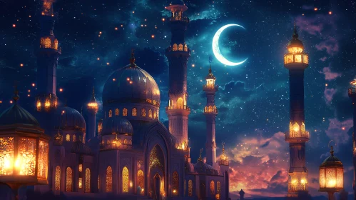 Night at the Grand Mosque