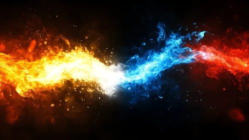 Energetic Contrast: Fire Meets Ice