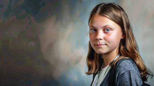 Greta Thunberg's Inspiring Portrait