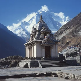 Temple and Mountain