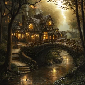 Mystical Forest Cottage by River