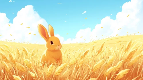 Idyllic Bunny Landscape