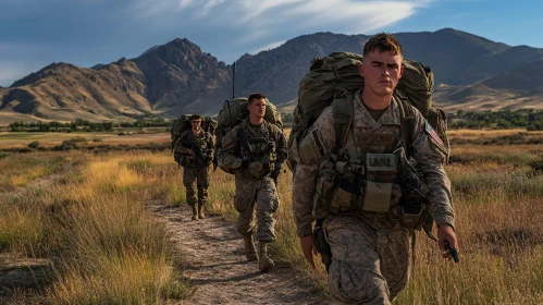 Military Men on Patrol