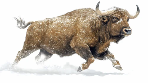 Bison in Winter