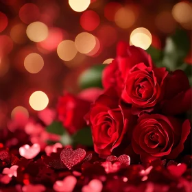 Roses and Hearts for Valentine's Day
