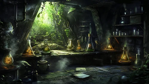 Mystical Alchemy: A Potion Brewer's Realm