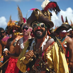 Festive Pirate at Carnival