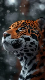 Powerful Jaguar Gaze