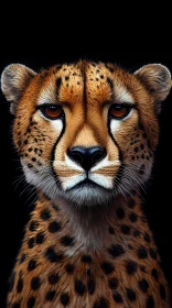 Intense Gaze of the Cheetah