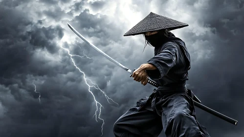 Samurai Sword Lightning Strike