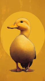Adorable Duck Cartoon