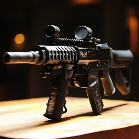Tactical Firearm Close-Up
