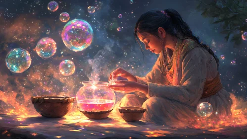 Dreamy Bubble Creation