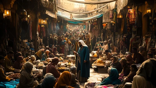 Crowded Bazaar