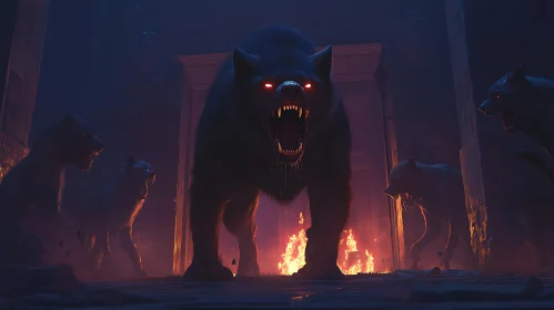 Nightmarish Werewolves Gathering