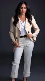 Sophisticated Meghan Markle in Professional Attire