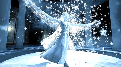 Frozen Majesty: An Ice Queen's Dance