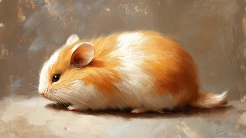 Artistic Hamster Portrait