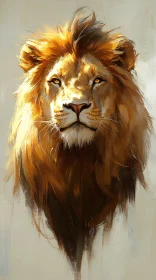 Golden Lion Art