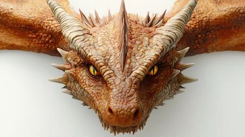 Detailed Dragon Face