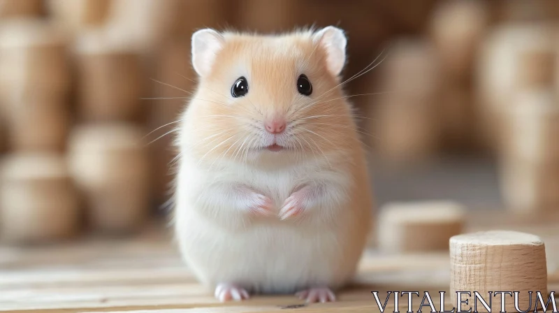 AI ART Cute Hamster Image