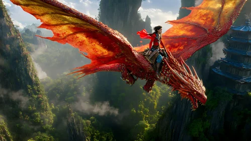 Fantasy Dragon Flight