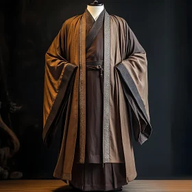 Classic Asian-Inspired Robe on Display