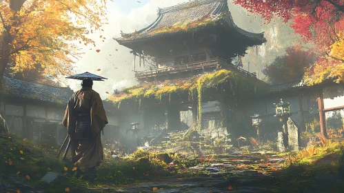 Samurai at the Old Temple