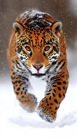 Jaguar in the Snow