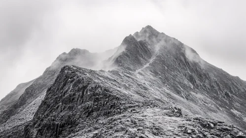 Misty Rocky Mountain Summit