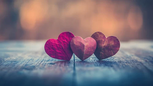 Hearts on Wood