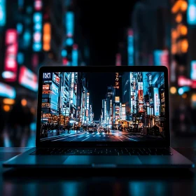 Blending Digital and Real Urban Nightscape
