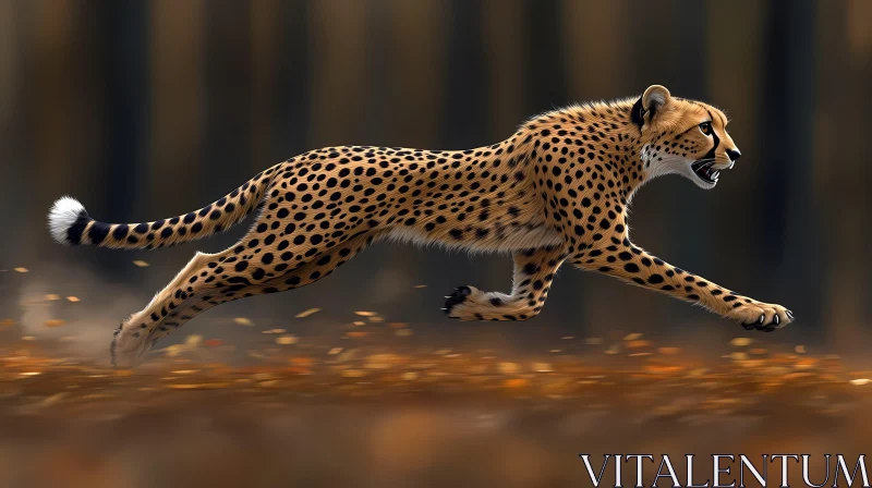 Speed of the Cheetah AI Image