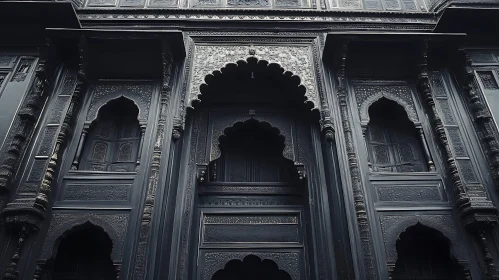 Architectural Facade with Intricate Details