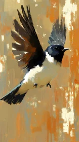 Bird with Spread Wings Art