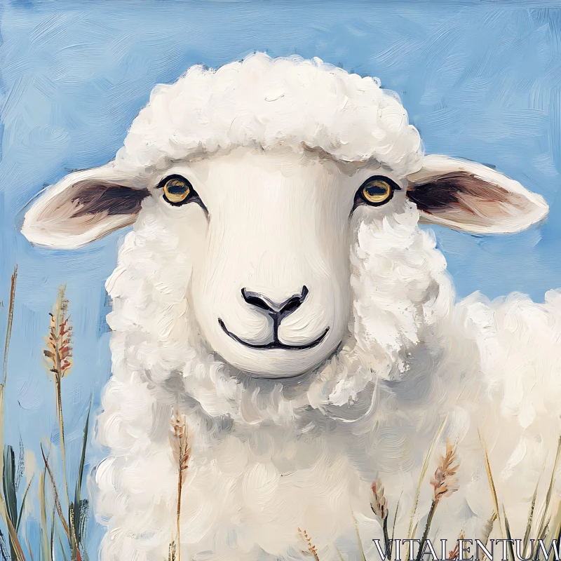 Pastoral Sheep Artwork